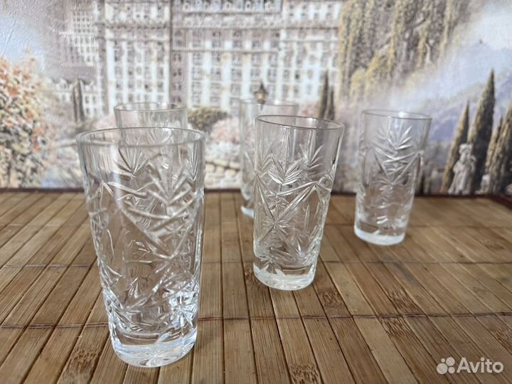 Хрустальные рюмки стопки СССР