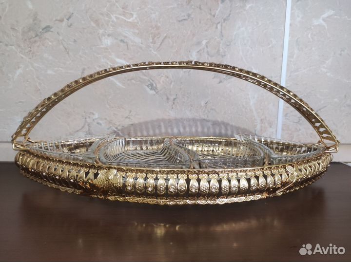 Ваза хрустальная