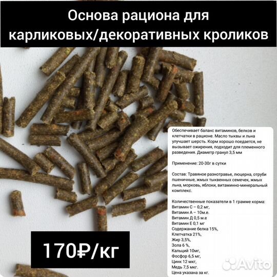 Премиум корм для грызунов