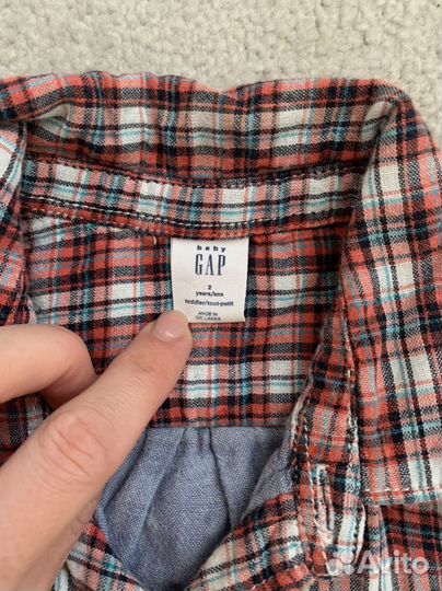 Рубашка Gap на 2 года