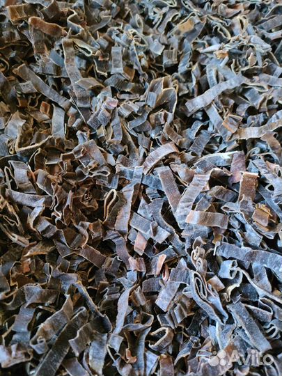 Морская капуста ламинария сушеная крупка, шинковка