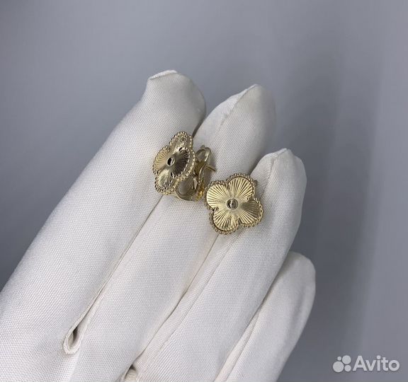 Золотые серьги 585 пробы 8.29 гр