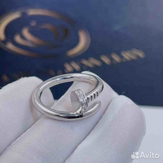 Кольцо Cartier Juste un Clou Белое золото 0,04ct