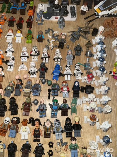 Lego звездные войны минифигуркии аксессуары бу