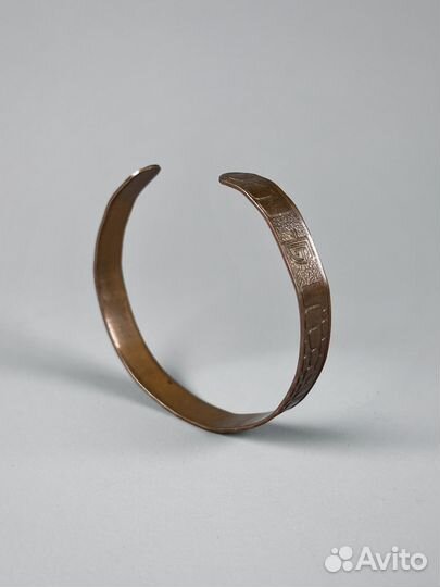 Винтажный браслет с буквой металл СССР украшение