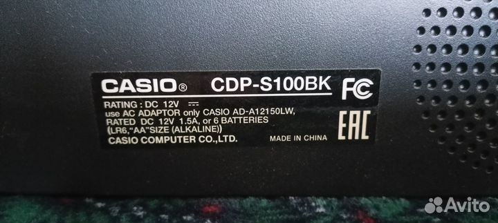 Продам цифровое пианино Casio CDP-S100BK