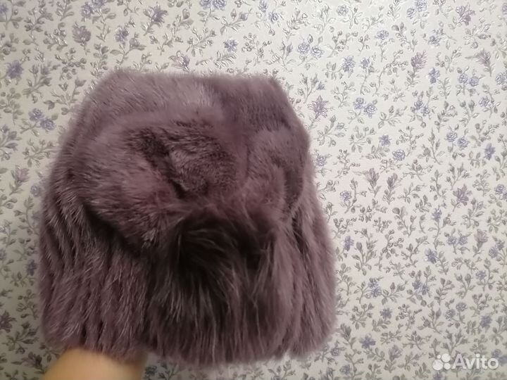 Шапка из норки и платок в подарок