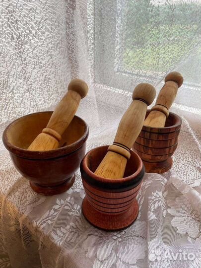 Ступа с пестиком ручной работы