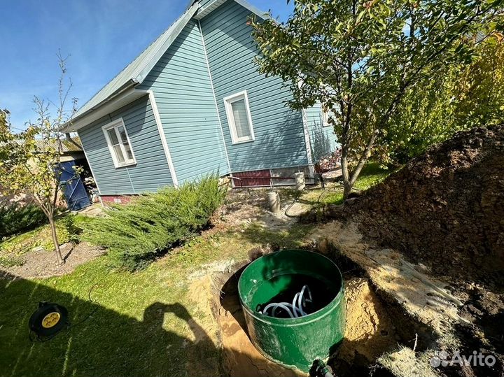 Септик Био на 4 человека, без электричества.Монтаж