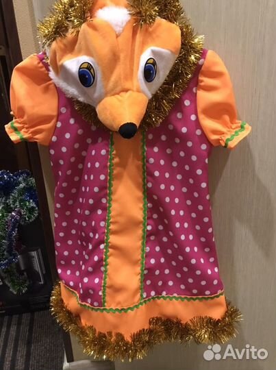 Платье лисички