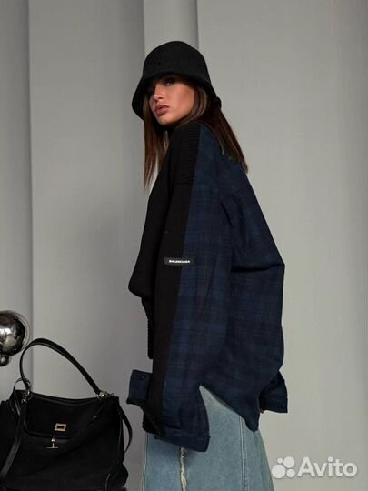 Рубашка свитер Balenciaga оверсайз (топ 2025 )