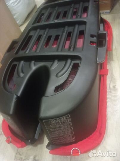 Люлька корзина для коляски Dsland 2 в 1 красная