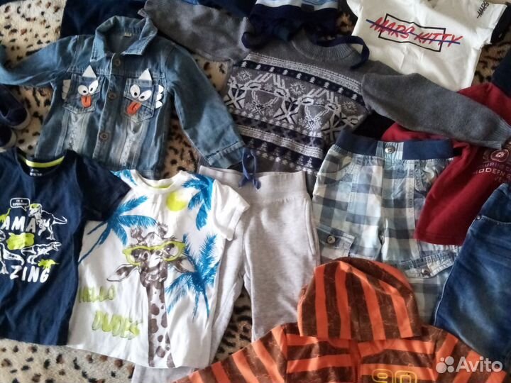 Пакет одежды для мальчика на 3-4 года 98, 104, 110