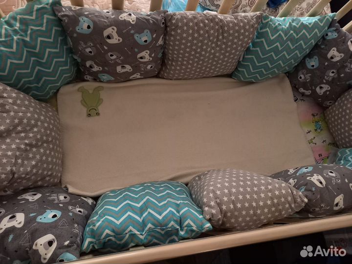 Бортики в детскую кроватку