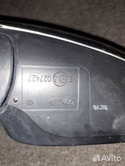 Боковое зеркало на kia rio 2