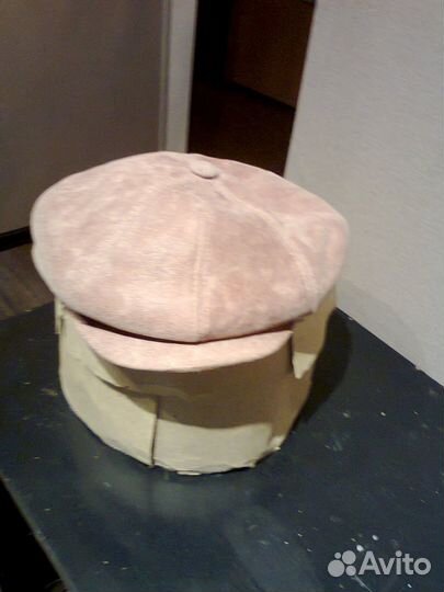 Кепка замшевая