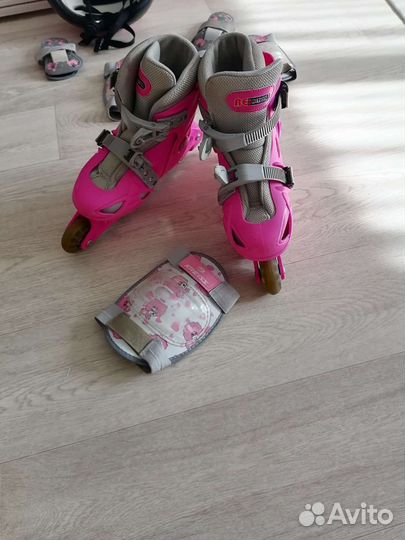 Детские роликовые коньки раздвижные 32-35размер