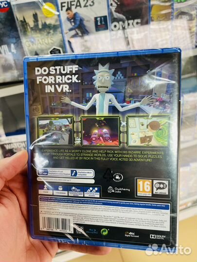 Rick and morty virtual rick-ality ps4 vr новый
