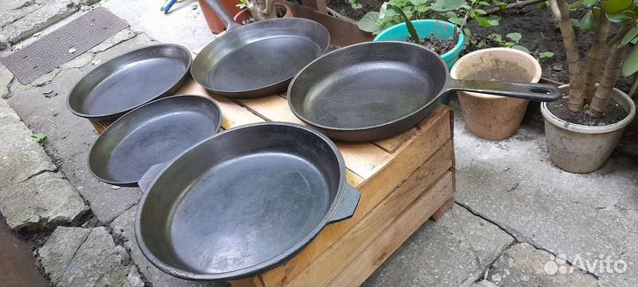 Сковородка чугунная СССР