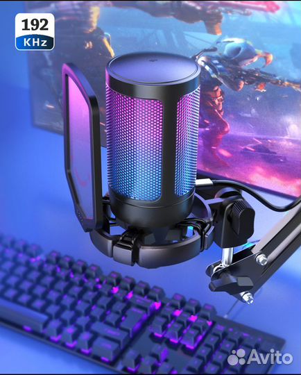 Микрофон Fifine Ampligame USB. Новый