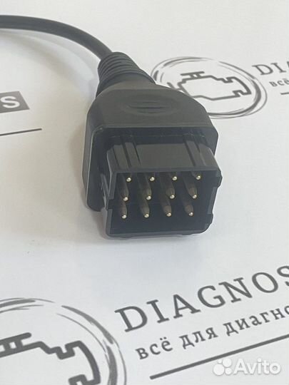 Диагностический переходник газ 12 pin/16 pin OBD2