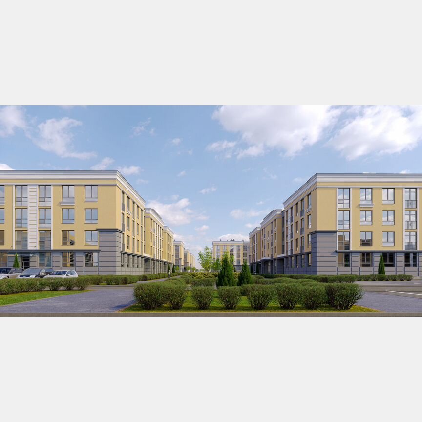 1-к. квартира, 36 м², 1/4 эт.