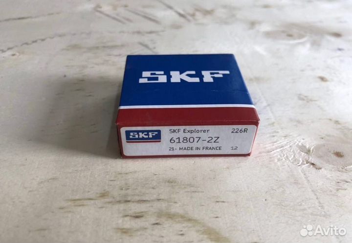 Подшипник 61807 ZZ (1000807) SKF