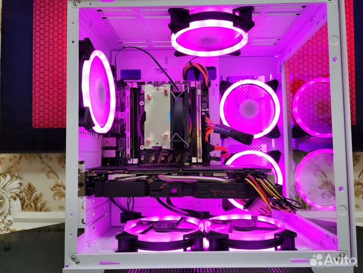 Игровой пк Intel I7 + GTX 1660 SUP + RAM 16 + SSD