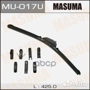 Щетка 17inch 425mm бескаркасная 8 креплений MU017U