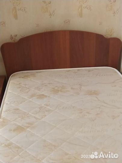 Кровать односпальная 90х200 с матрасом бу