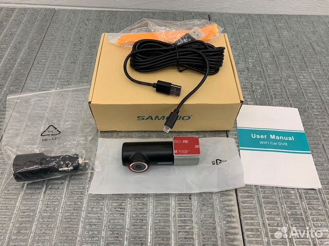 Автомобильный видеорегистратор wi-fi 64 гб