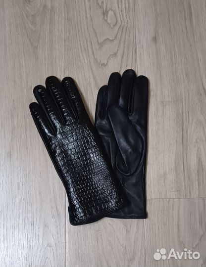 Перчатки кожаные новые женские. Р.8