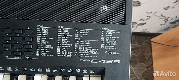 Синтезатор yamaha psr e433