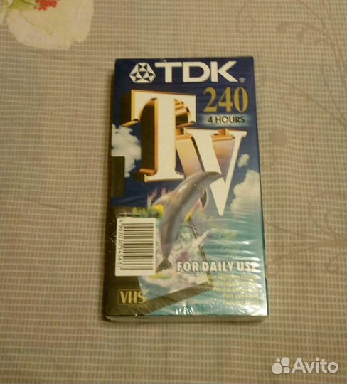 Видеокассета TDK, новая