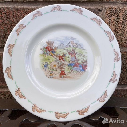 Bunnykins тарелка детская Англия
