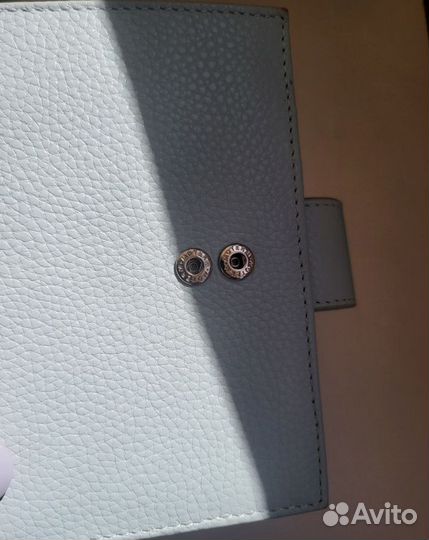 Кожаный ежедневник на кольцах