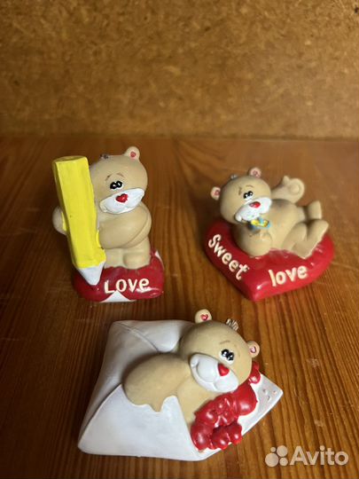 Фигурки медвежат Тедди