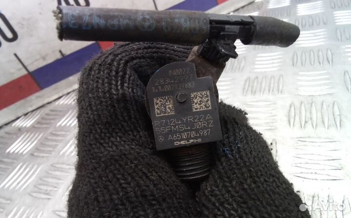 Форсунка дизельная mercedes benz vito W639 2010-20