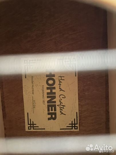 Классическая гитара hohner hc-06