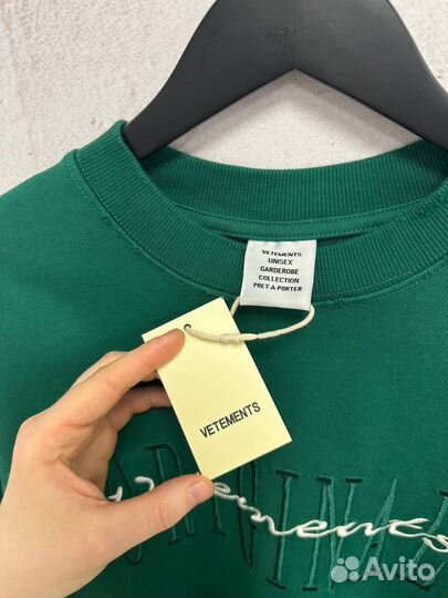 Vetements свитшот oversize (коллекция 2025)