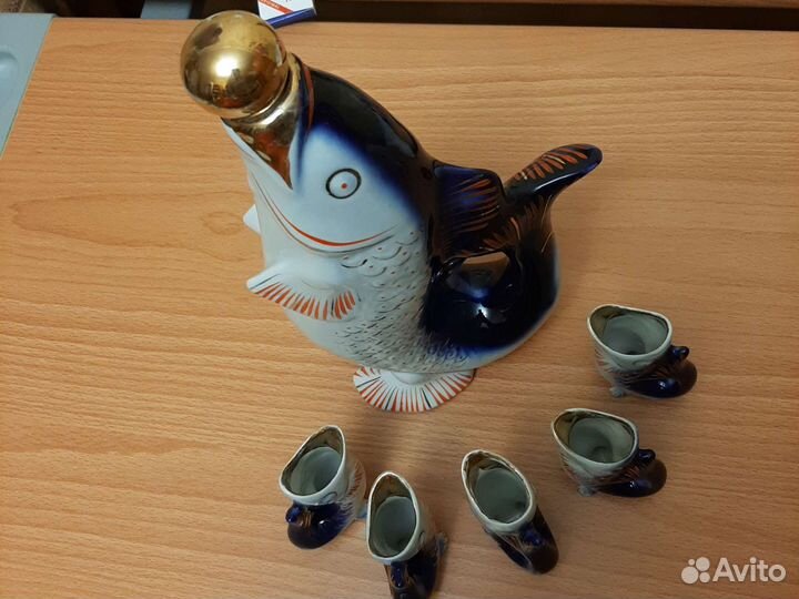 Штоф графин. Городницкий фарфоровый завод СССР