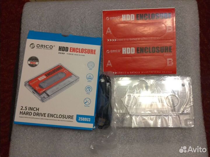 USB 3.0 orico Кейс для HDD SSD 2.5