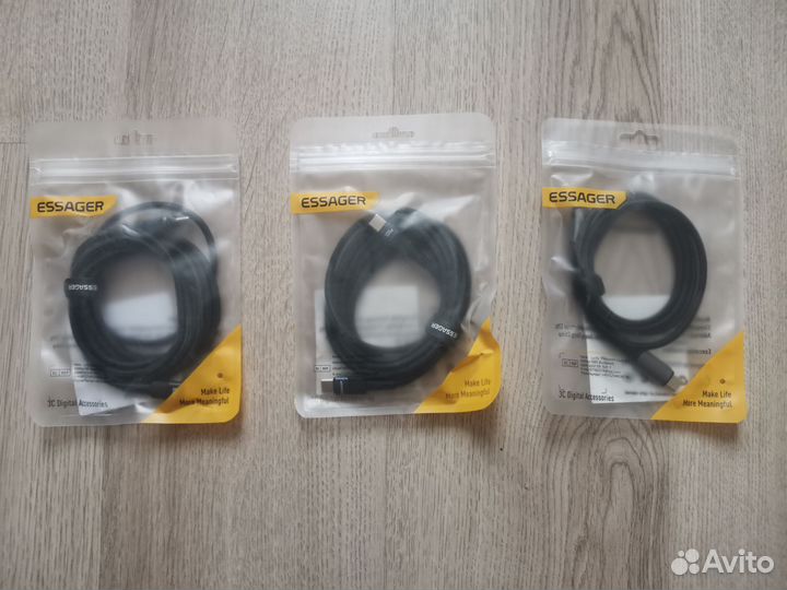 Кабель type-c Essager, Rocoren, Toocki, Topk