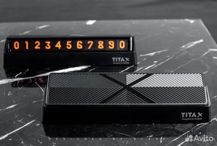 Xiaomi Tita X Mini табличка номер телефона авто