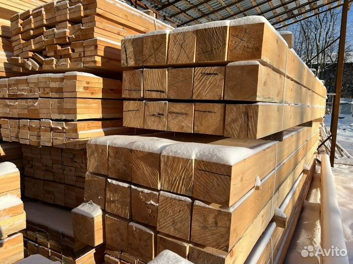 Доска обрезная 40х100х6000мм от производителя