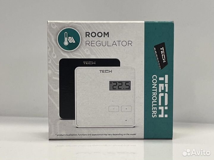 Tech Терморегулятор проводной R-10B чёрный