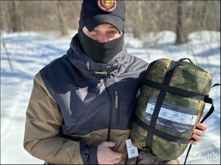 Армейский спальный мешок, спальник для палатки