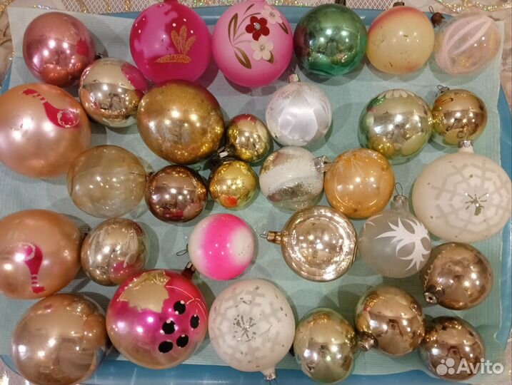 Ёлочные игрушки СССР