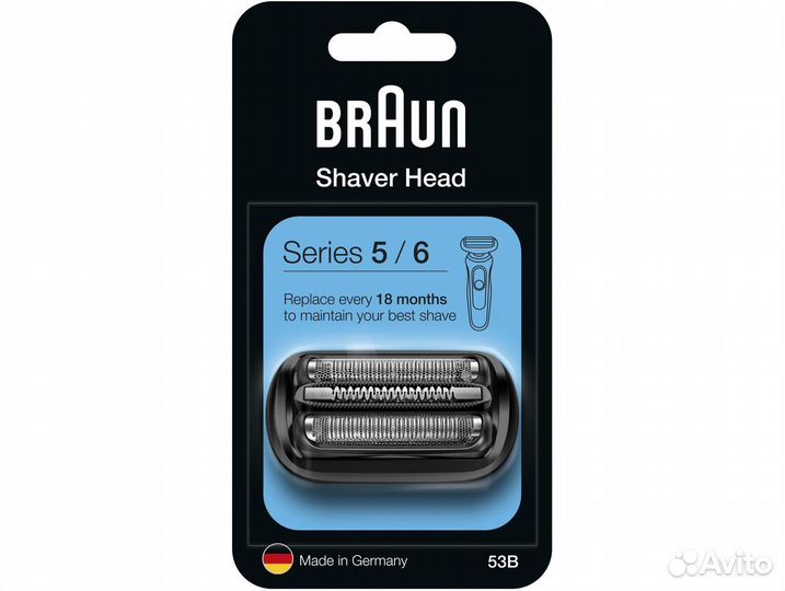Бритвенная кассета для бритвы Braun 5/6 серии 53B