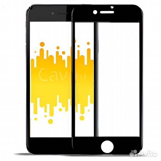Защитное стекло 20D iPhone 7 Plus / 8 Plus full (ч